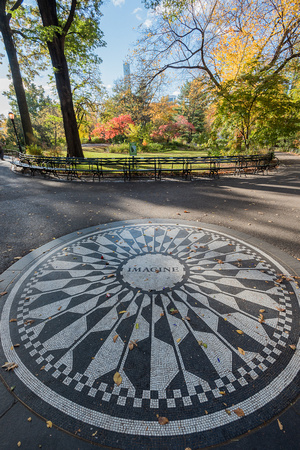 Lenon memorial, Strawberry Fields, Central Park