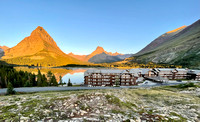 Sunrise, Many Glacier Inn, Glacier NP