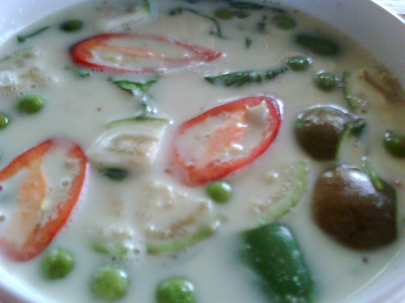 Lunch - Green Curry Fish